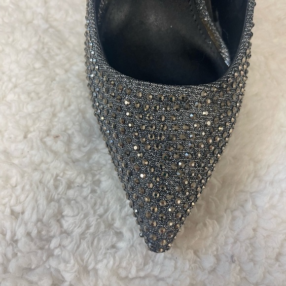 Steve Madden Daisy Gunmetal Rhinestone Heels - Picture 8 of 9